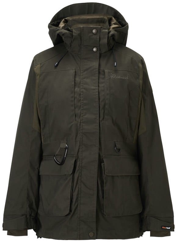 Pinewood Dog Sports 2.0 Damenjacke – Pflaume/anthrazit, Wind- & Wasserfest, Mit Kapuze
