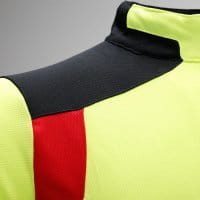PSS X-Treme Skin Kurzarm Funktionsshirt gelb/rot Schulter