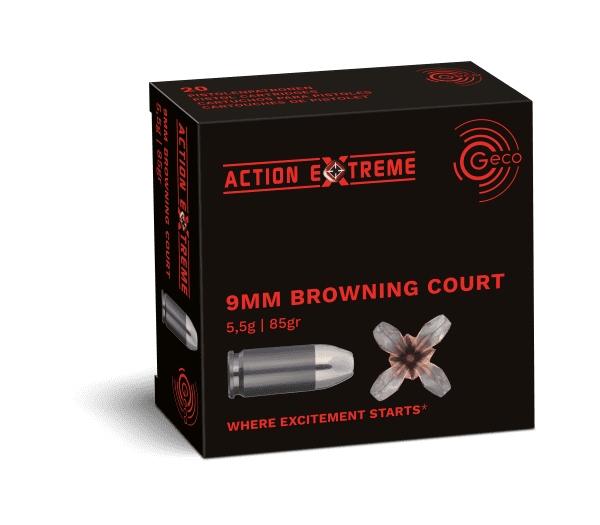 Geco 9 mm Br. Kurz ACTION EXTREME 85gr Geco 9 mm Br. Kurz ACTION EXTREME 85gr