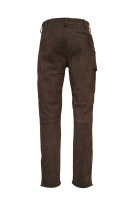 Hubertus Stiefel-Lederhose Dunkeloliv