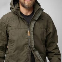 Fj&auml;llr&auml;ven Drev Hybrid Jacke Dark Olive Detail 7